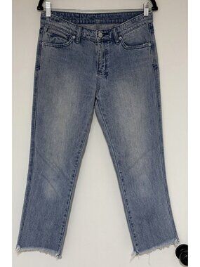 Ksubi Women’s Straight N Narrow Denim Jeans Bail Out Blue Size 30